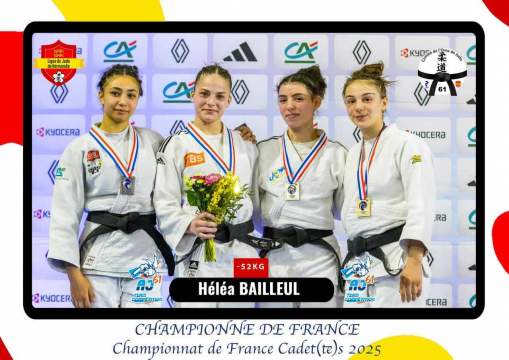 Résultats du Championnat de France Cadets 1D